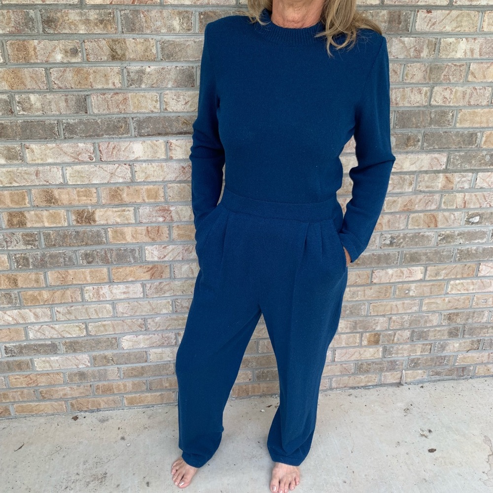 Vintage 1980s Sweater Jumpsuit